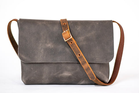 ECO friendly Leather | Mini Leather Satchel | Small Crossbody Bag