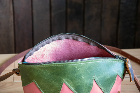 Small Batch | The Strawberry Curved Tote | Crossbody