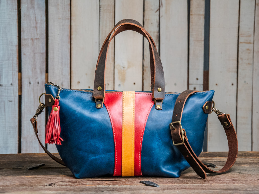 READY TO SHIP | NEW SPRING LINE PREVIEW | Handmade Leather Tote Bag | Curved Bowler | The wonder woman bag!