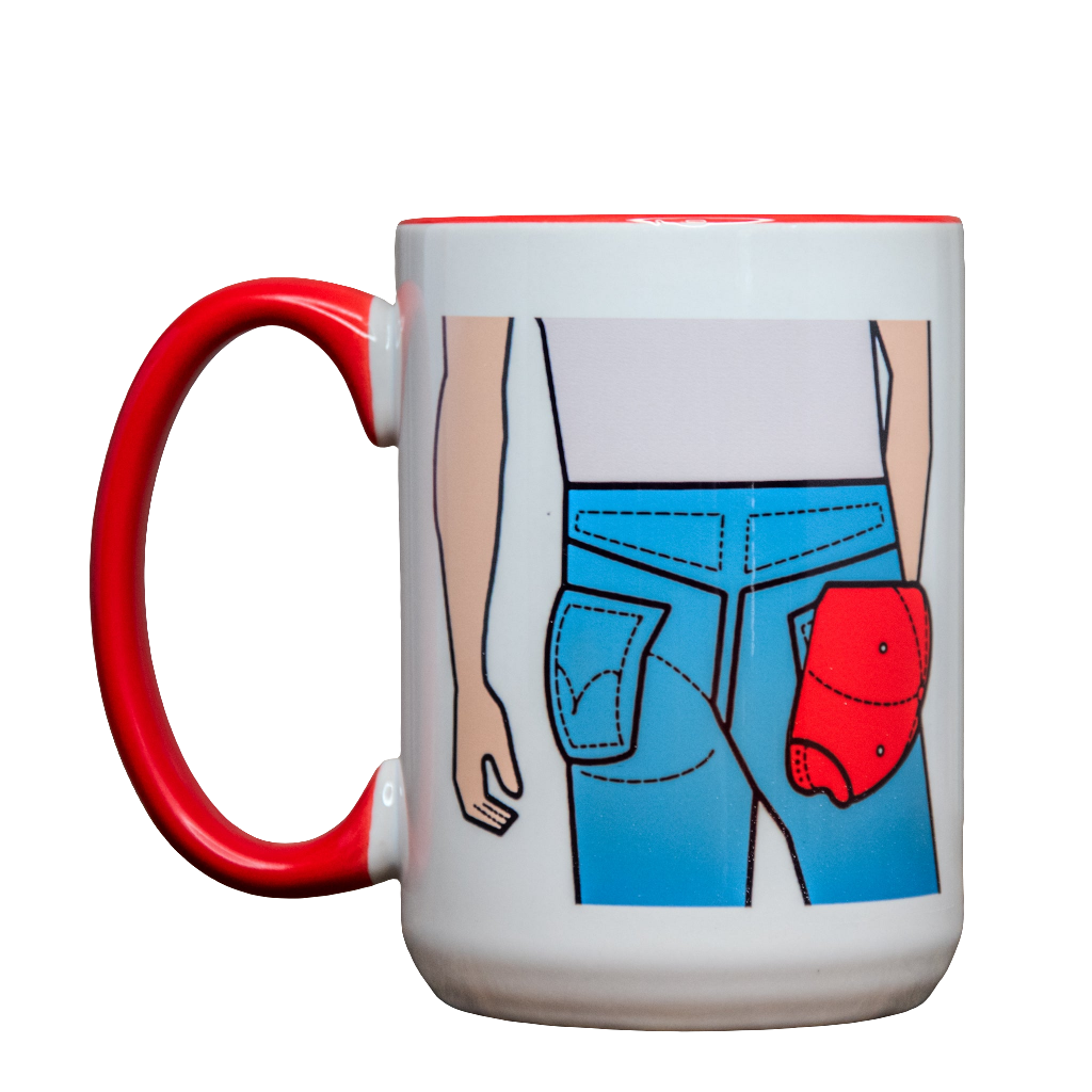 Mugs | the LARGE Coffee Cup | Hand printed original artwork mugs