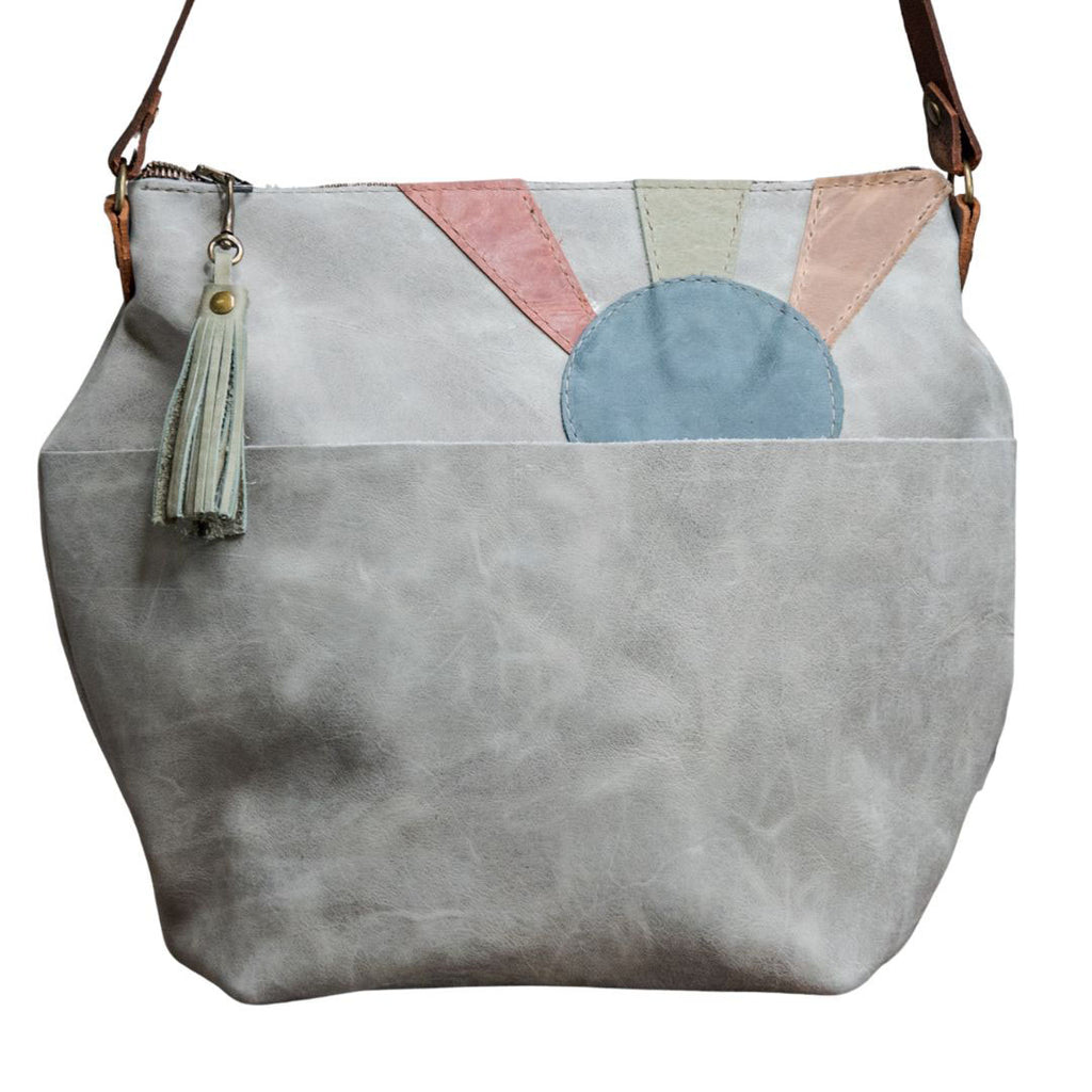 Ready to Ship | NEW SPRING LINE PREVIEW | Handmade Leather Tote Bag | The Marie Leather Bag | Lunar Grey Sunrise
