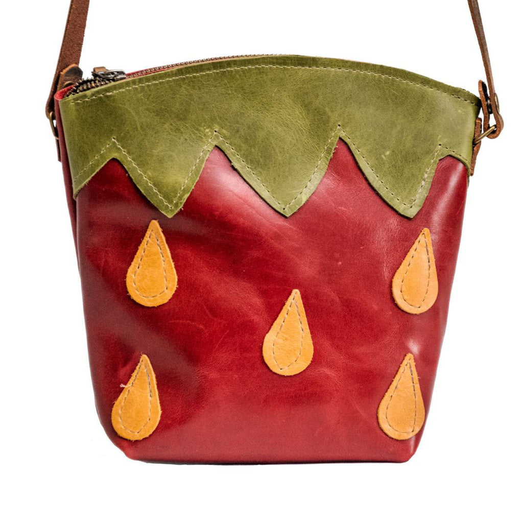 Ready to Ship | NEW SPRING LINE PREVIEW | The Strawberry Curved Tote | Fruit Basket Series