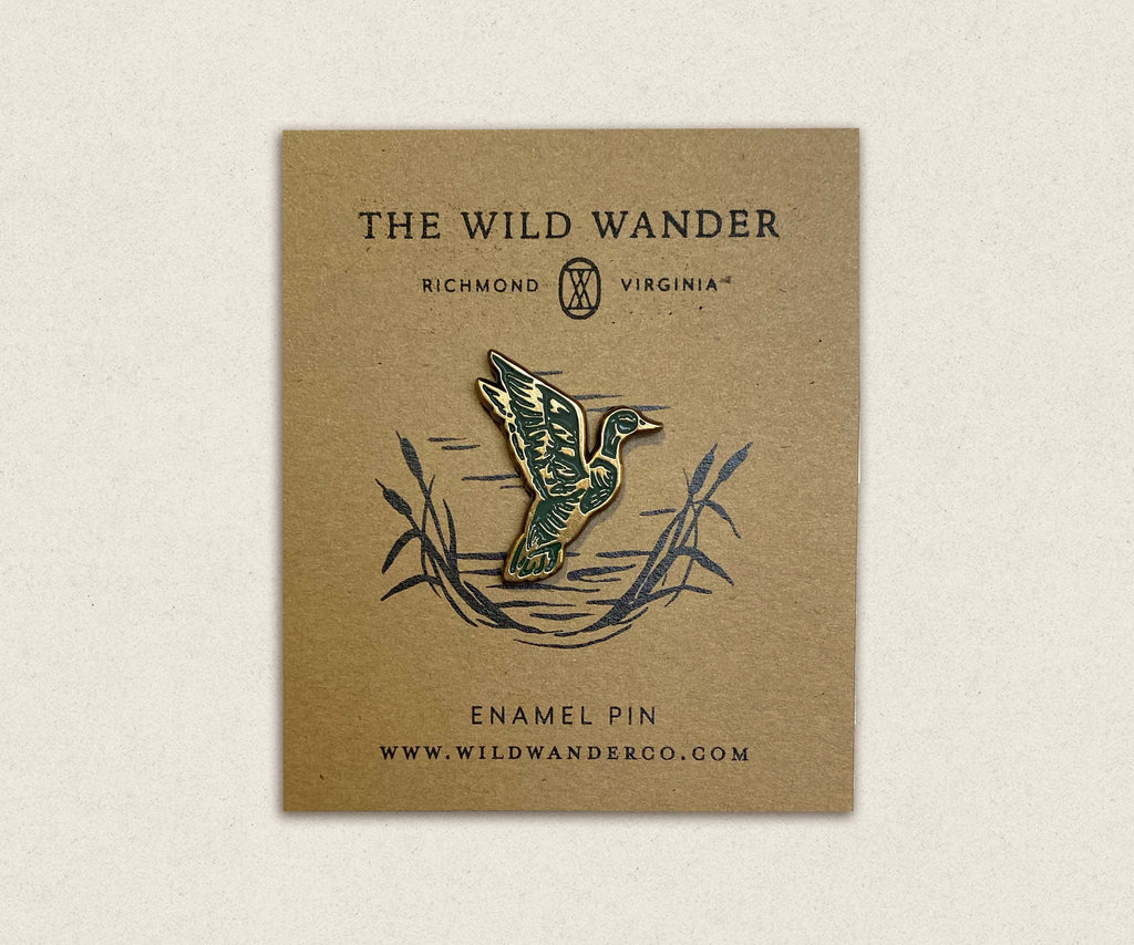 Enamel Pin | The Wild Wander | Mallard Duck