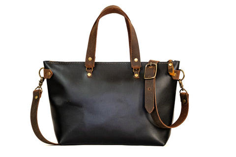 Handmade Leather Purse | Leather Tote Bag | The Bowler Bag