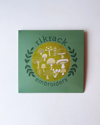Embroidery Craft Kit | Made by RikRack | Mushroom DIY Kit