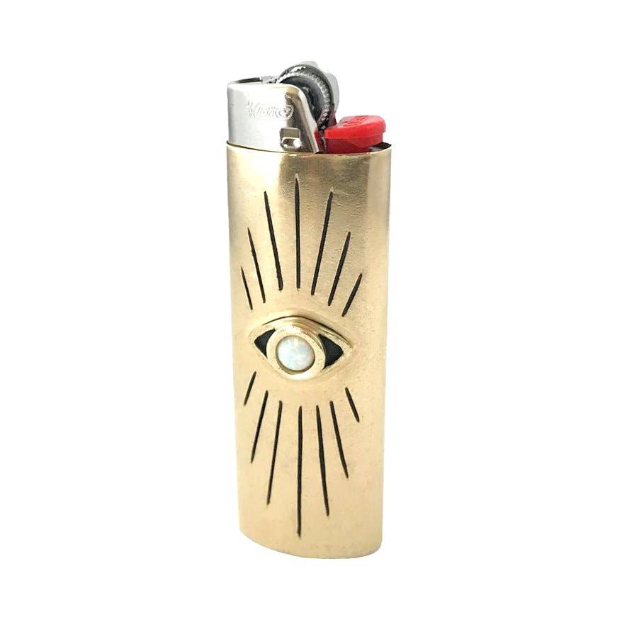 Lighter case | Therese Kuempel Jewelry | Eye