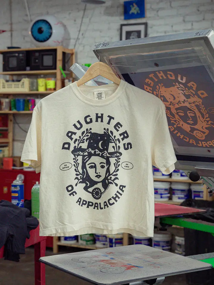 T-shirt | Kin Ship Goods | Daughters of Appalachia Crop Tee | Pre-Order