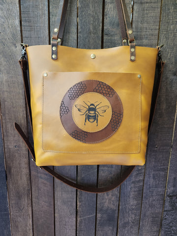 LIMITED RUN  | THE BEE | Medium Classic tote | Sunflower