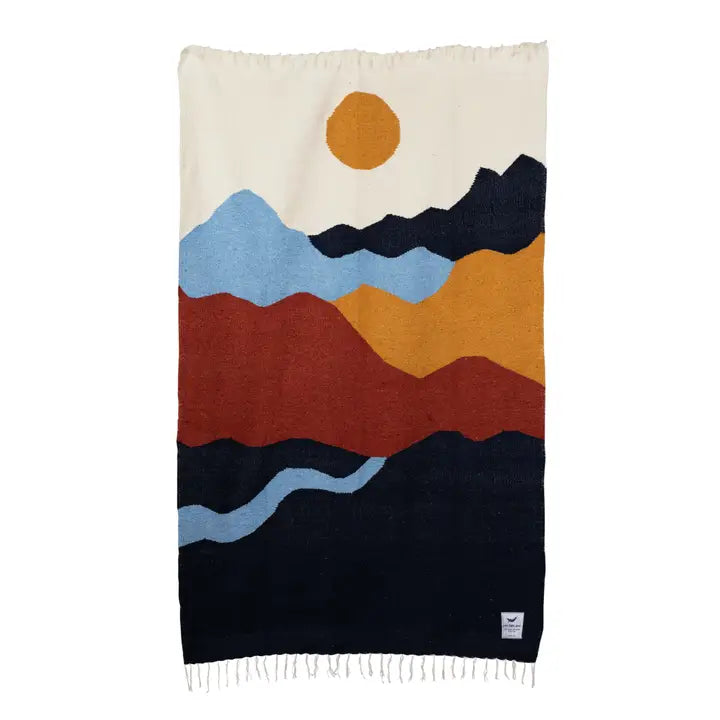 Handwoven Throw Blanket | Blue Mountains | Trek Light Gear | Pre Order