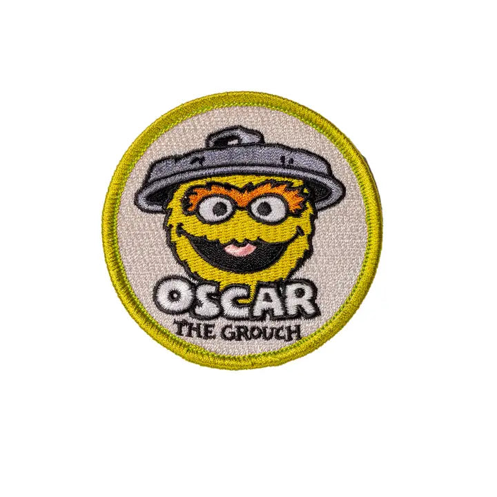 Embroidered Patch | Sesame Street X Oxford Pennant | Oscar the Grouch | Pre-Order