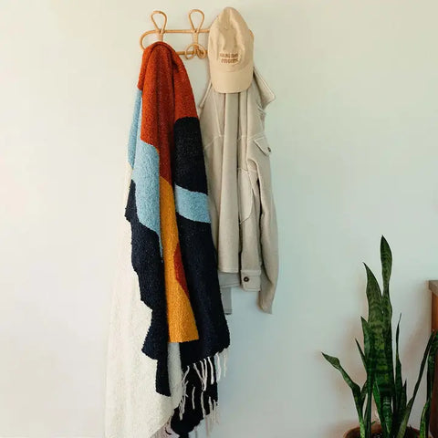 Ready to Ship | Handwoven Throw Blanket | Blue Mountains | Trek Light Gear