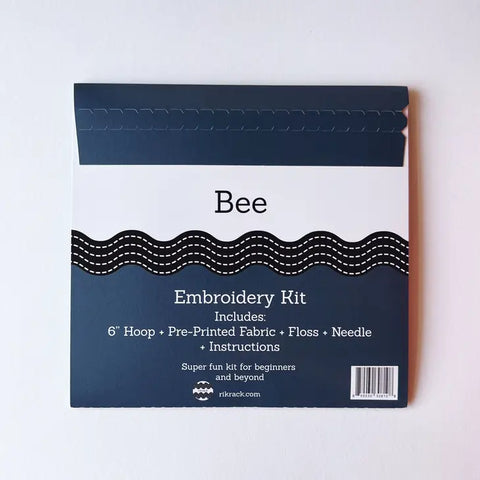 Embroidery Craft Kit | Made by RikRack | Bee DIY Kit