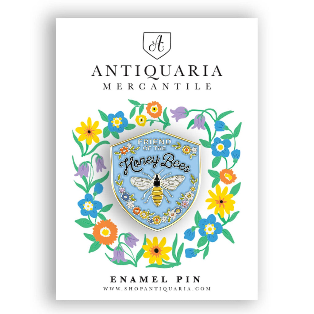 Enamel Pin | Antiquaria | Friend of the Honeybee