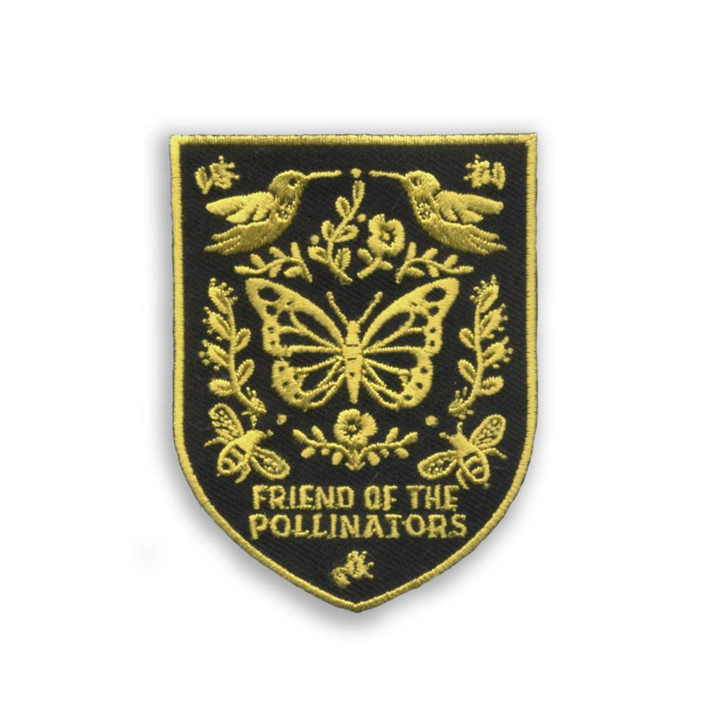 Embroidered Patch | Antiquaria | Friend of the Pollinators