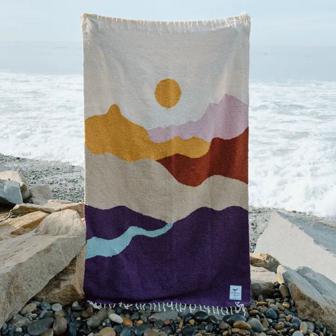 Handwoven Throw Blanket | Trek Light Gear | Purple Mountains | Pre Order