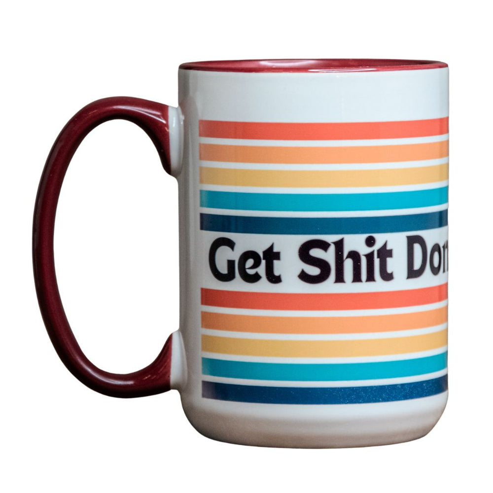 The LARGE Coffee Cup | Hand printed original artwork mugs
