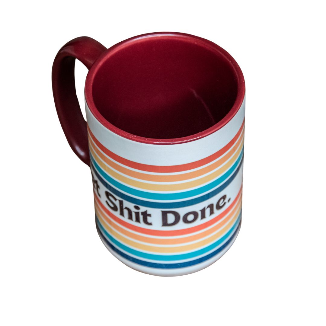 The LARGE Coffee Cup | Hand printed original artwork mugs | Get Shit D ...