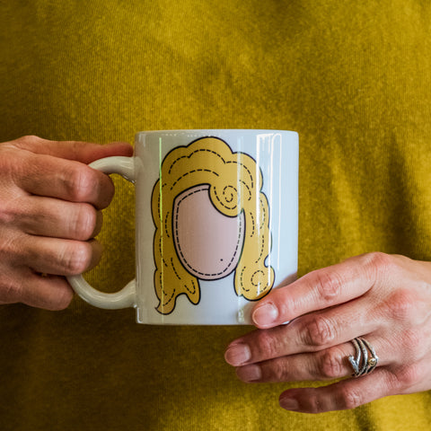 The Icon Series Mugs | Coffee Cup | Hand printed original artwork mugs | Dolly