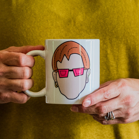 The Icon Series Mugs | Coffee Cup | Hand printed original artwork mugs | Elton