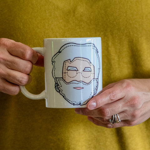 The Icon Series Mugs | Coffee Cup | Hand printed original artwork mugs | Jerry