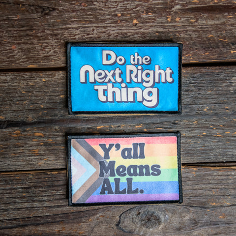 Printed Patch | Y'all means ALL | Camp Blue