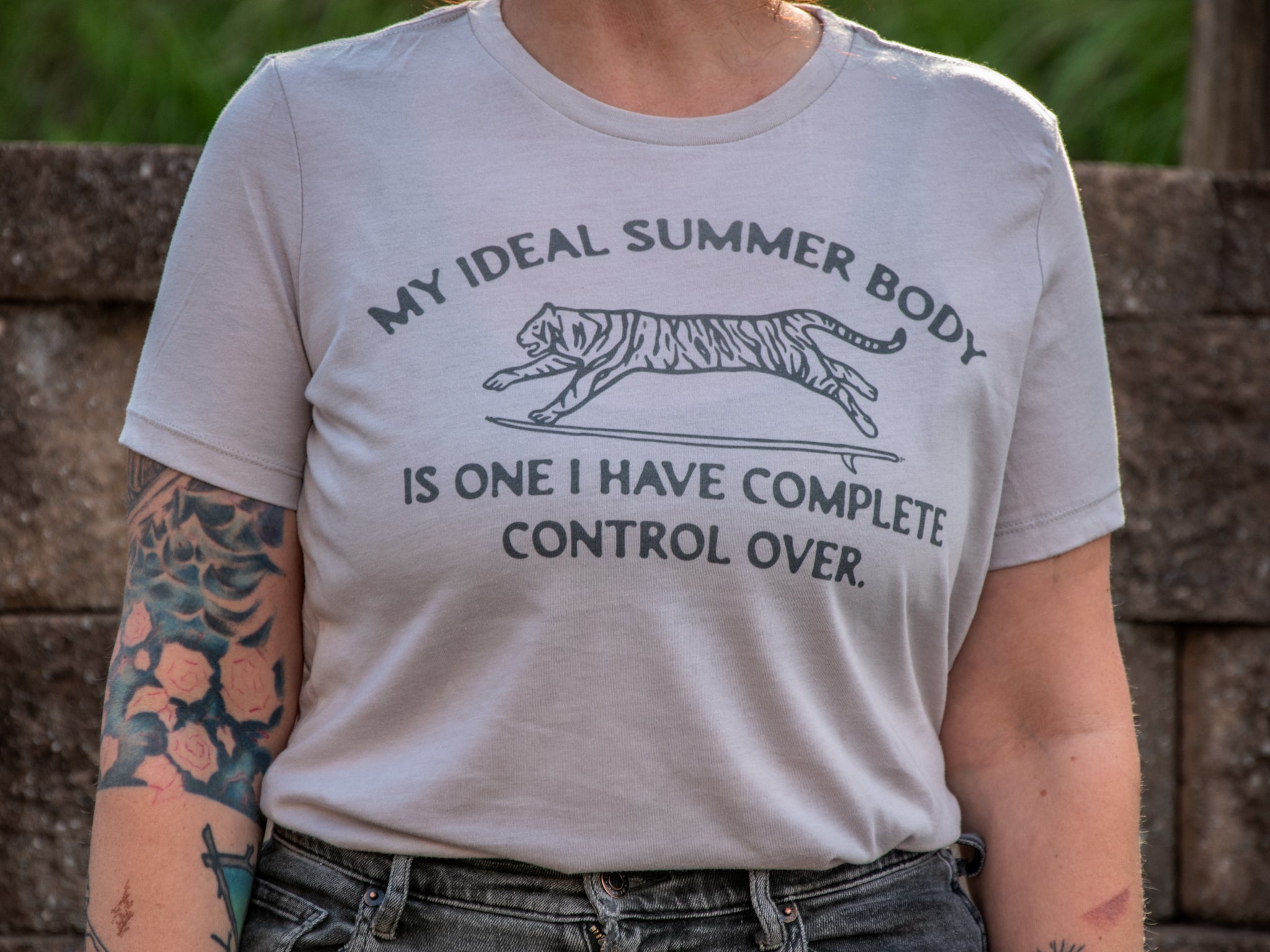 Made in USA | T-shirt | Unisex | My Ideal Summer Body | Heather Dust
