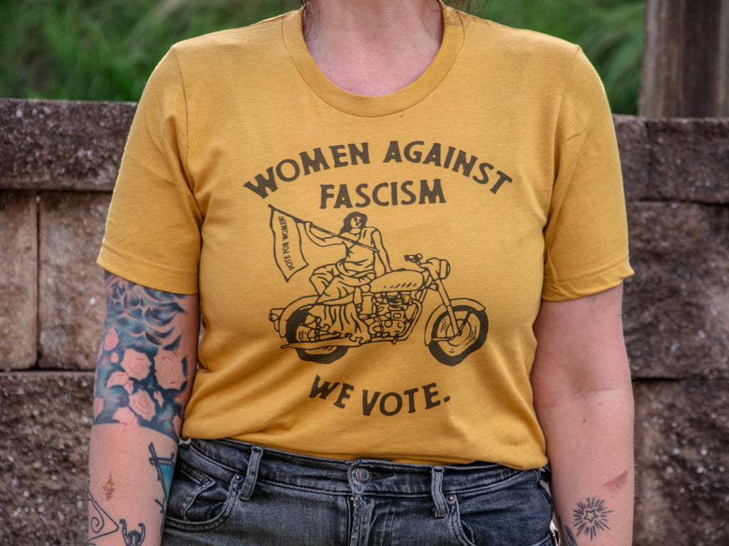 Made in USA | T-shirt Unisex | Women Against Fascism | Multiple Colors