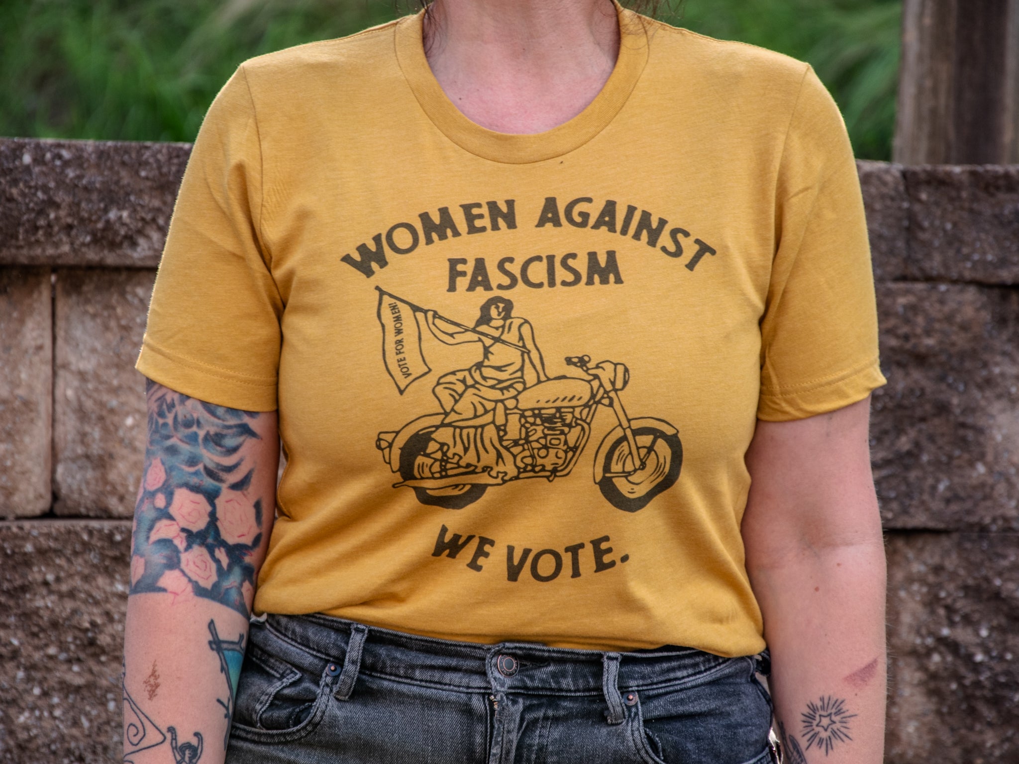 Made in USA | T-shirt Unisex | Women Against Fascism | Multiple Colors