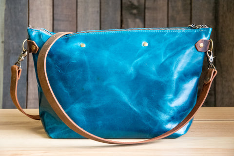 Small Batch | LIMITED RUN SALE | The Bermuda Blue Flower Power Bowler |FIVE Available | LR12