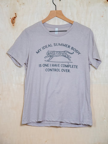 Made in USA | T-shirt | Unisex | My Ideal Summer Body | Heather Dust