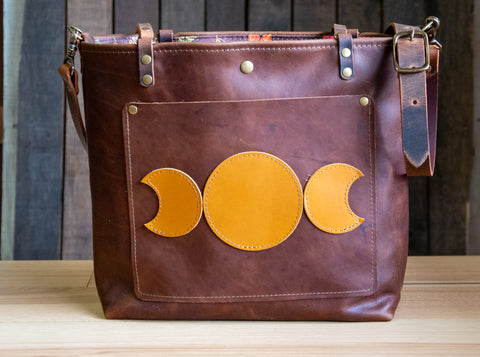 The Luna Tote in Natural Tones | Medium Classic Bag | LIMITED Available