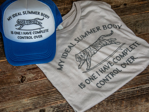 Made in USA | T-shirt | Unisex | My Ideal Summer Body | Heather Dust