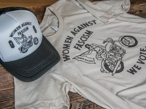 Made in USA | T-shirt | Unisex | Women Against Fascism | Heather Dust