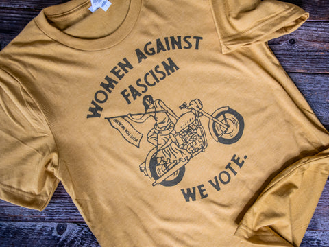 Made in USA | T-shirt Unisex | Women Against Fascism | Multiple Colors