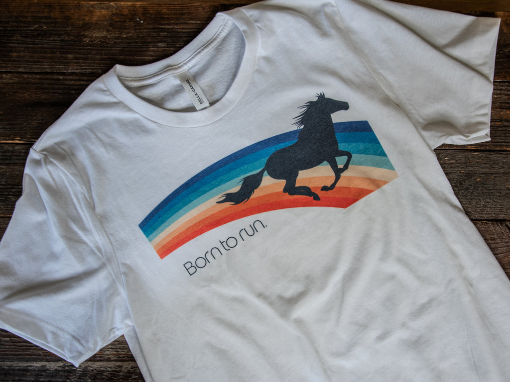 Made in USA | T-shirt | Unisex | Born To Run White Tee