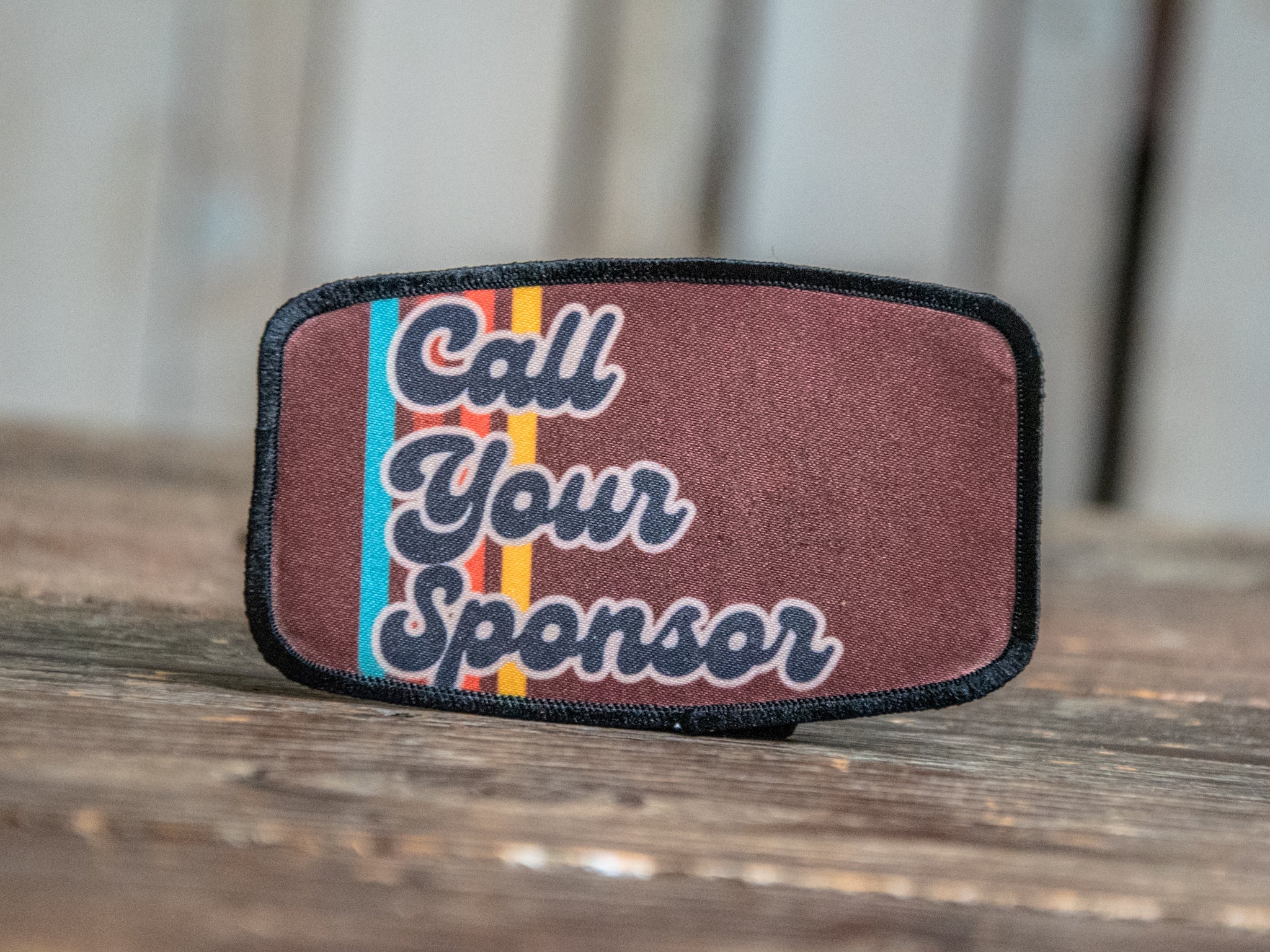 Printed Patch | Call your Sponsor | Camp Blue