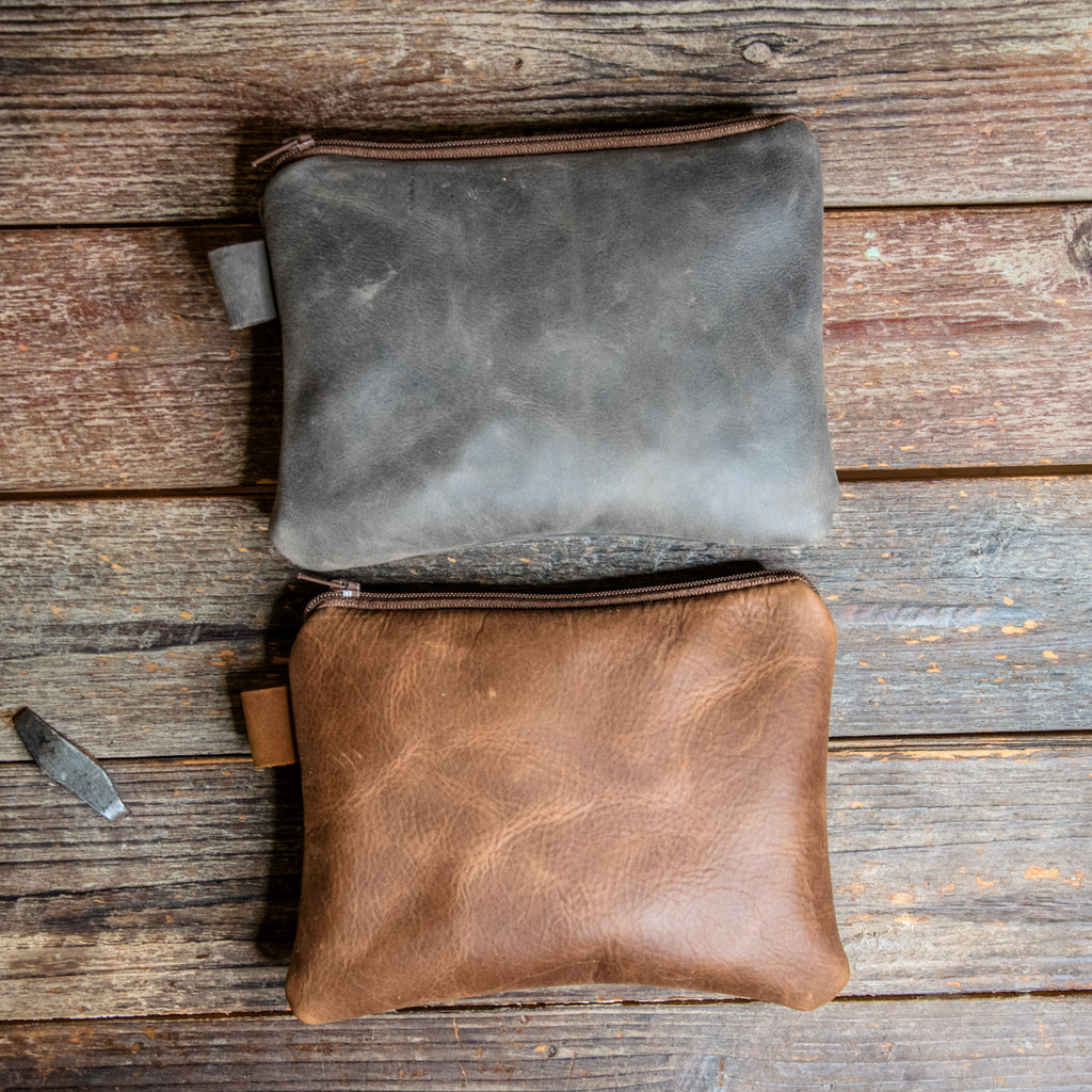 Ready to Ship | Medium Leather Pouch