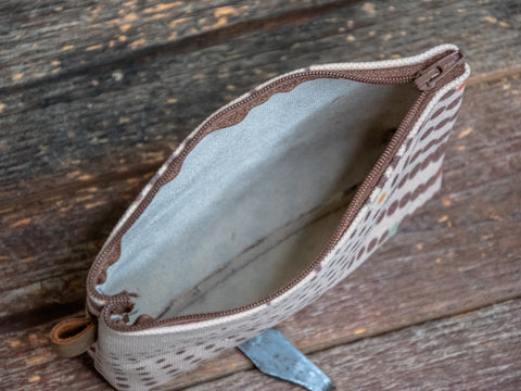 Dotty | Hand printed MEDIUM Canvas Pouch