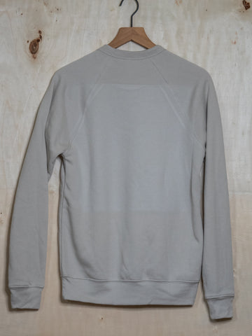 Handprinted Sweatshirt | Strange Trip | Unisex Tri-Blend | Heather Dust