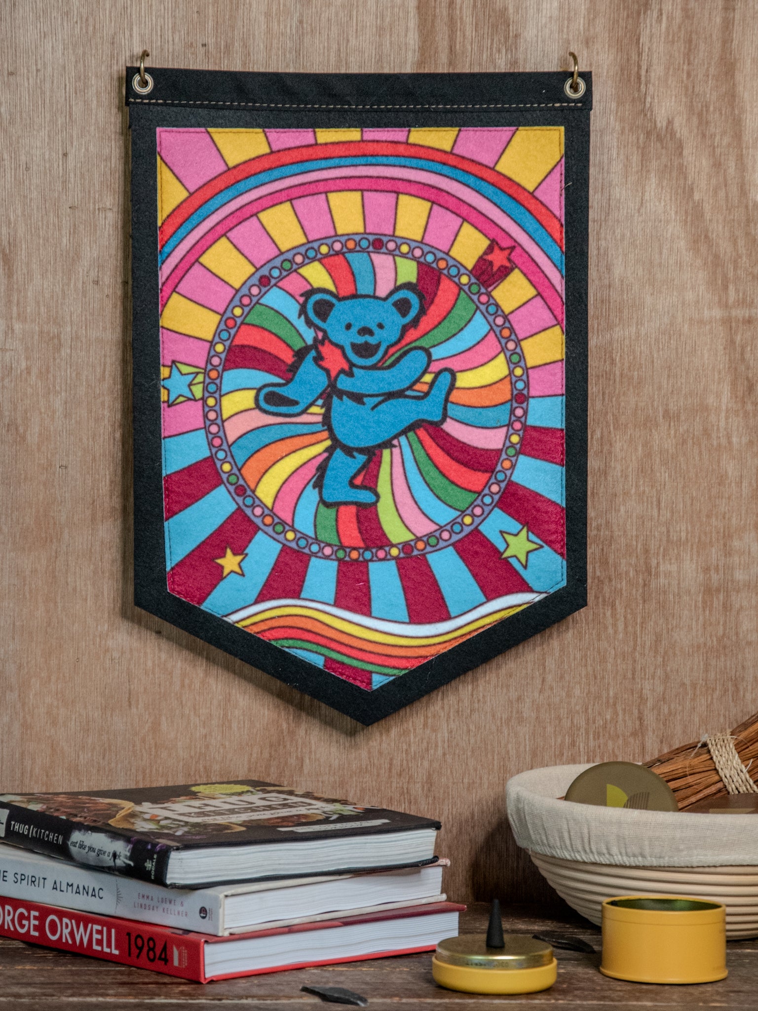 LIMITED RUN Ready to Ship | Backed Medium Camp Flag | Wall Decor | Rainbow Dance
