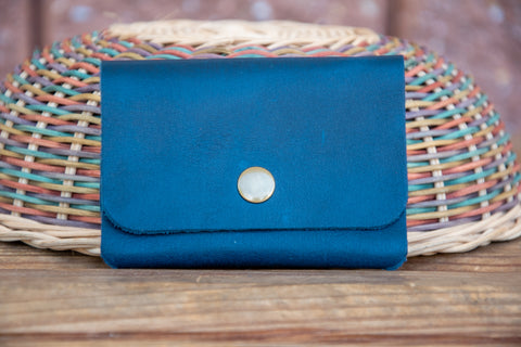 The In True Blue Collection | The True Blue Small Card wallet | Business Card Wallet