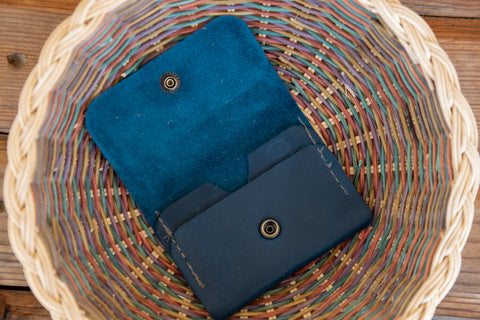 The In True Blue Collection | The True Blue Small Card wallet | Business Card Wallet