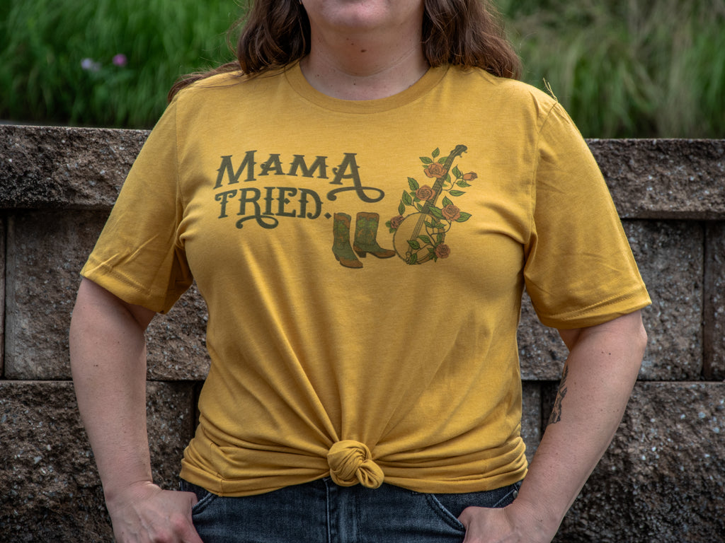 Made in USA | T-shirt | Unisex | Mama Tried Mustard Tee