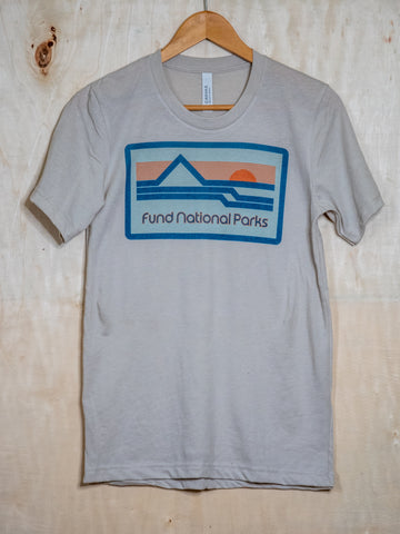 Made in USA | T-shirt | Unisex | Fund National Parks | Heather Dust