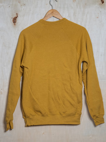 Handprinted Sweatshirt | women against fascism | Unisex Tri-Blend |  Mustard