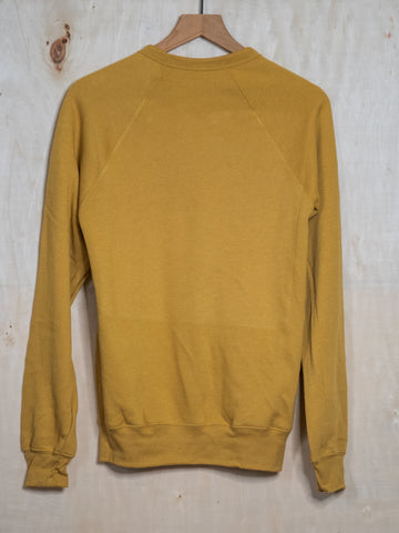 Handprinted Sweatshirt | dream on | Unisex Tri-Blend |  Mustard