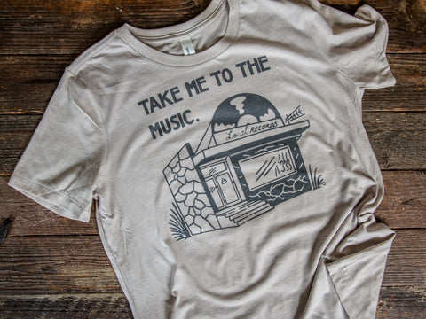 Made in USA | T-shirt | Unisex | Take me to the Music | Heather Dust