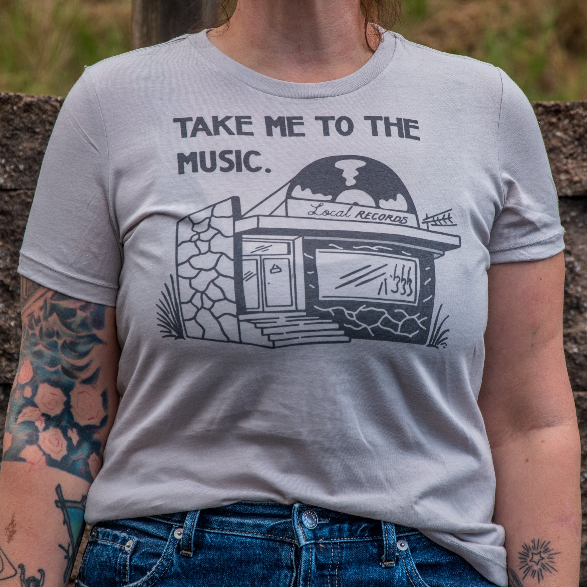 Made in USA | T-shirt | Unisex | Take me to the Music | Heather Dust
