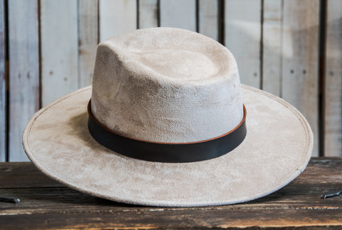 Rancher Hat with Leather Hat Band | The Modern Cactus Co | Taupe