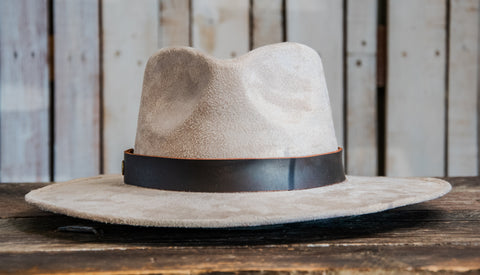 Rancher Hat with Leather Hat Band | The Modern Cactus Co | Taupe